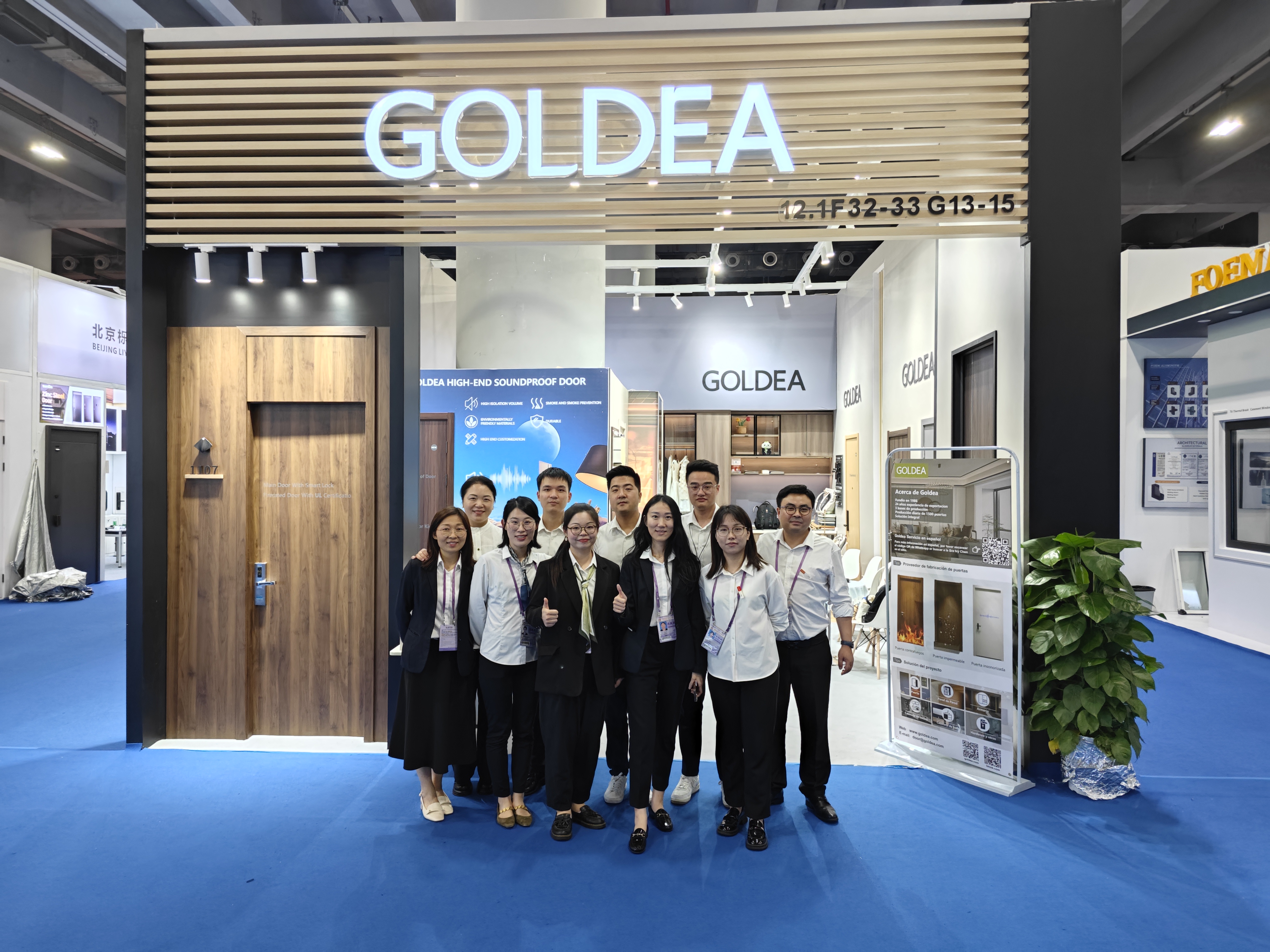 Goldia Doors Shines at Canton Fair with $3M On-Site Order! ——24 Years of Export Excellence, Whole-House Solutions Go Global